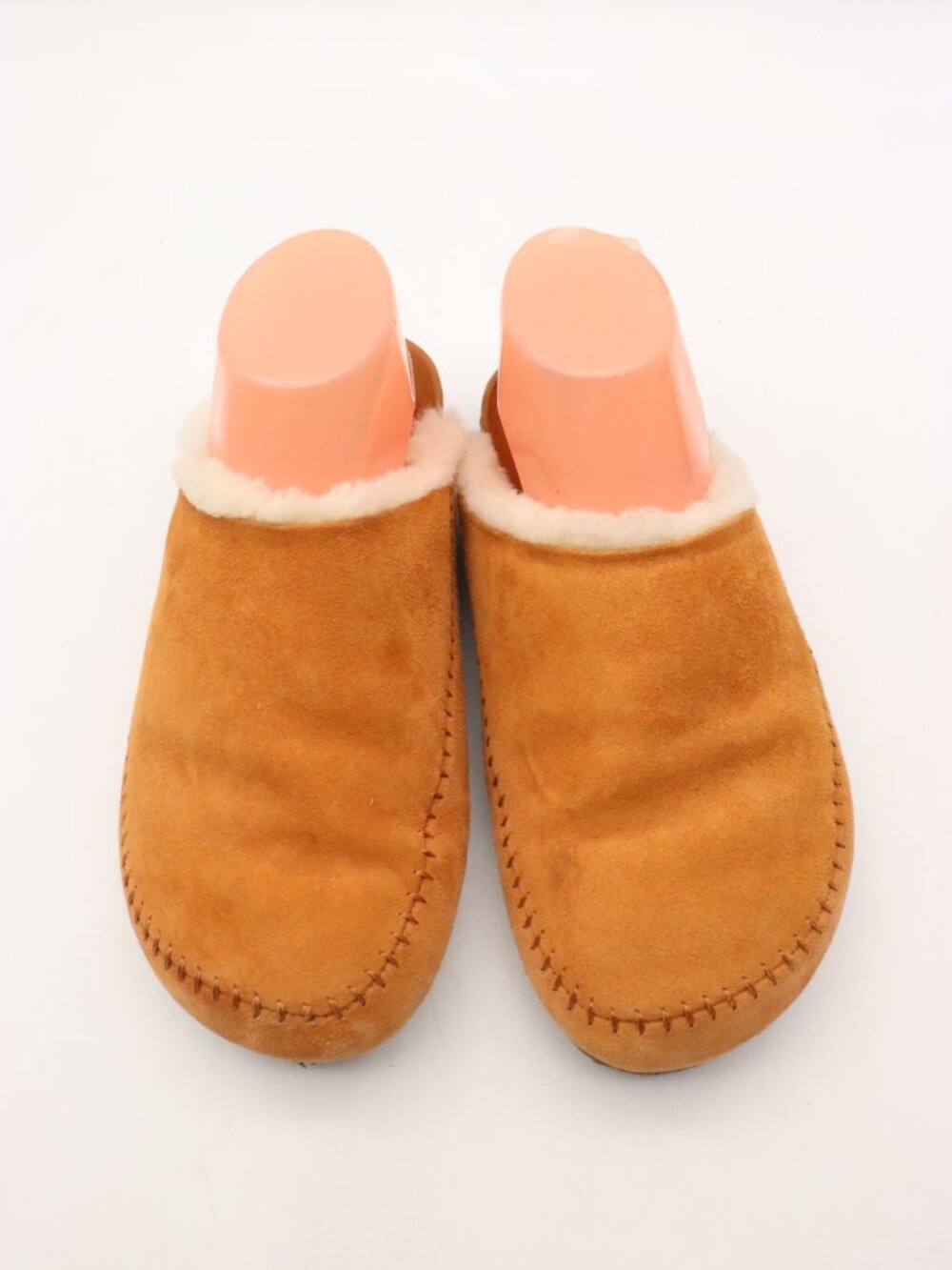 Jenni Kayne Shearling Lined Women's Size EU 38 Brown Slip On Moc Clogs - Picture 2 of 10